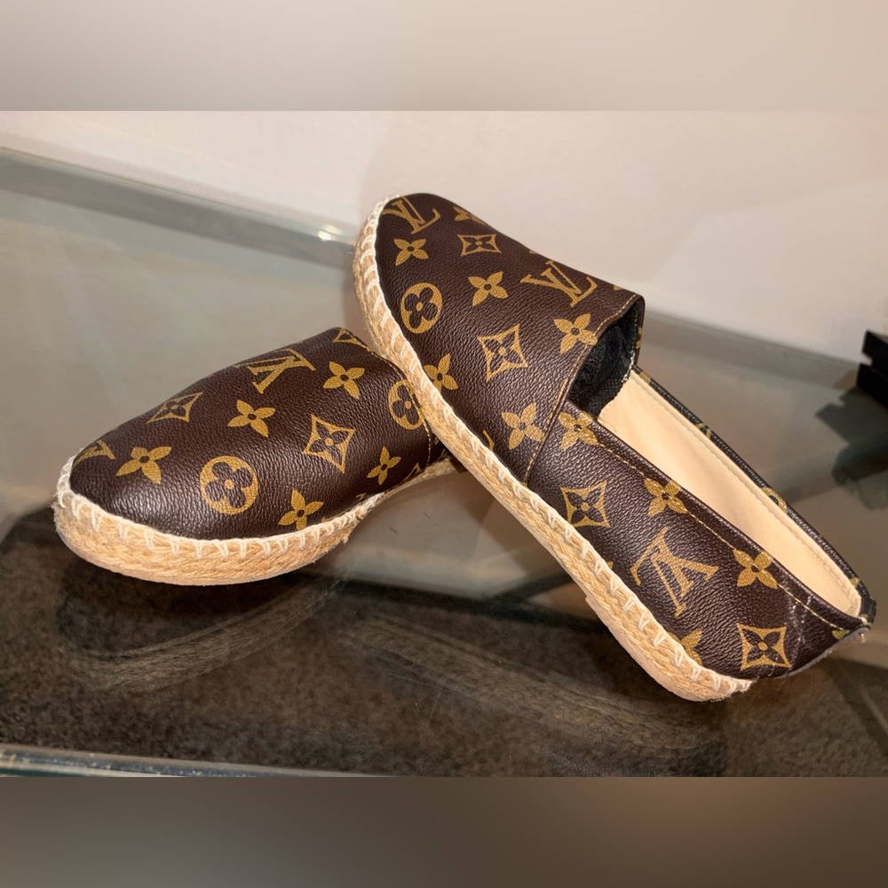 Louis Vuitton Brown Espadrilles